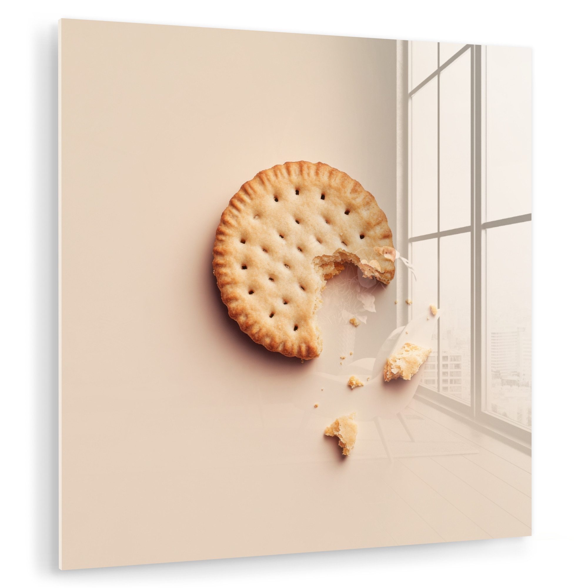 MuchoWow Acrylglasbild Keks - Krümel - günstig online kaufen