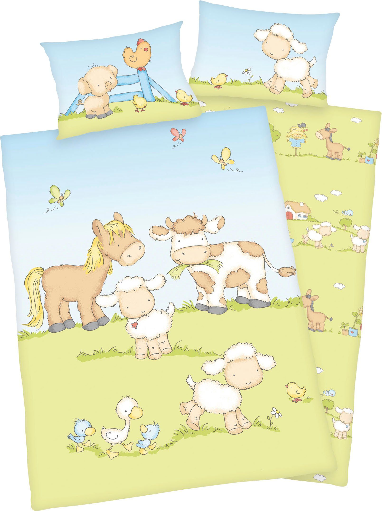 Baby Best Babybettwäsche Bauernhoftiere, Renforcé, mit günstig online kaufen