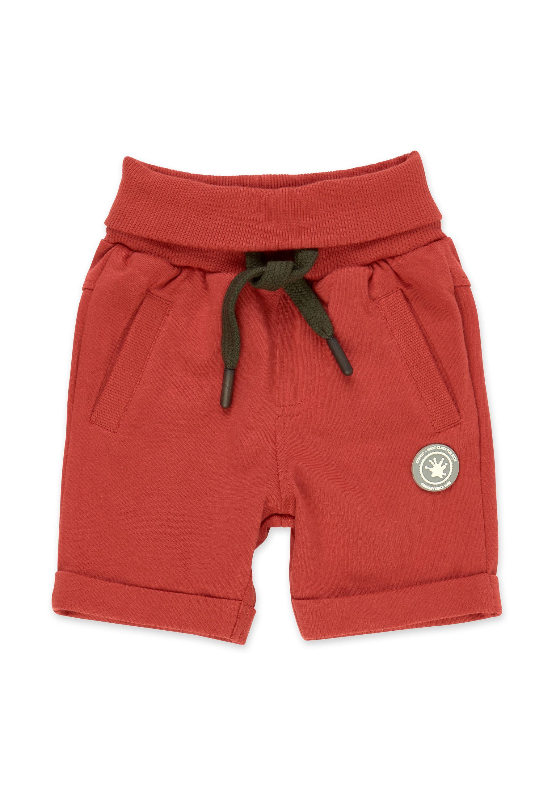 Sigikid Bermudas Baby Hose Leichte Jersey Bermuda, Bio-Baumwolle (1-tlg) rostrot