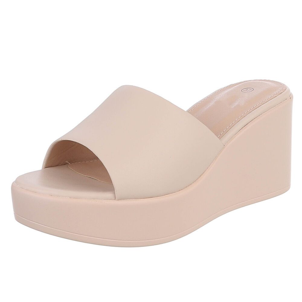 Ital-Design Moderne Wedge-Sandalen mit Plateau für Damen Plateausandaletten günstig online kaufen