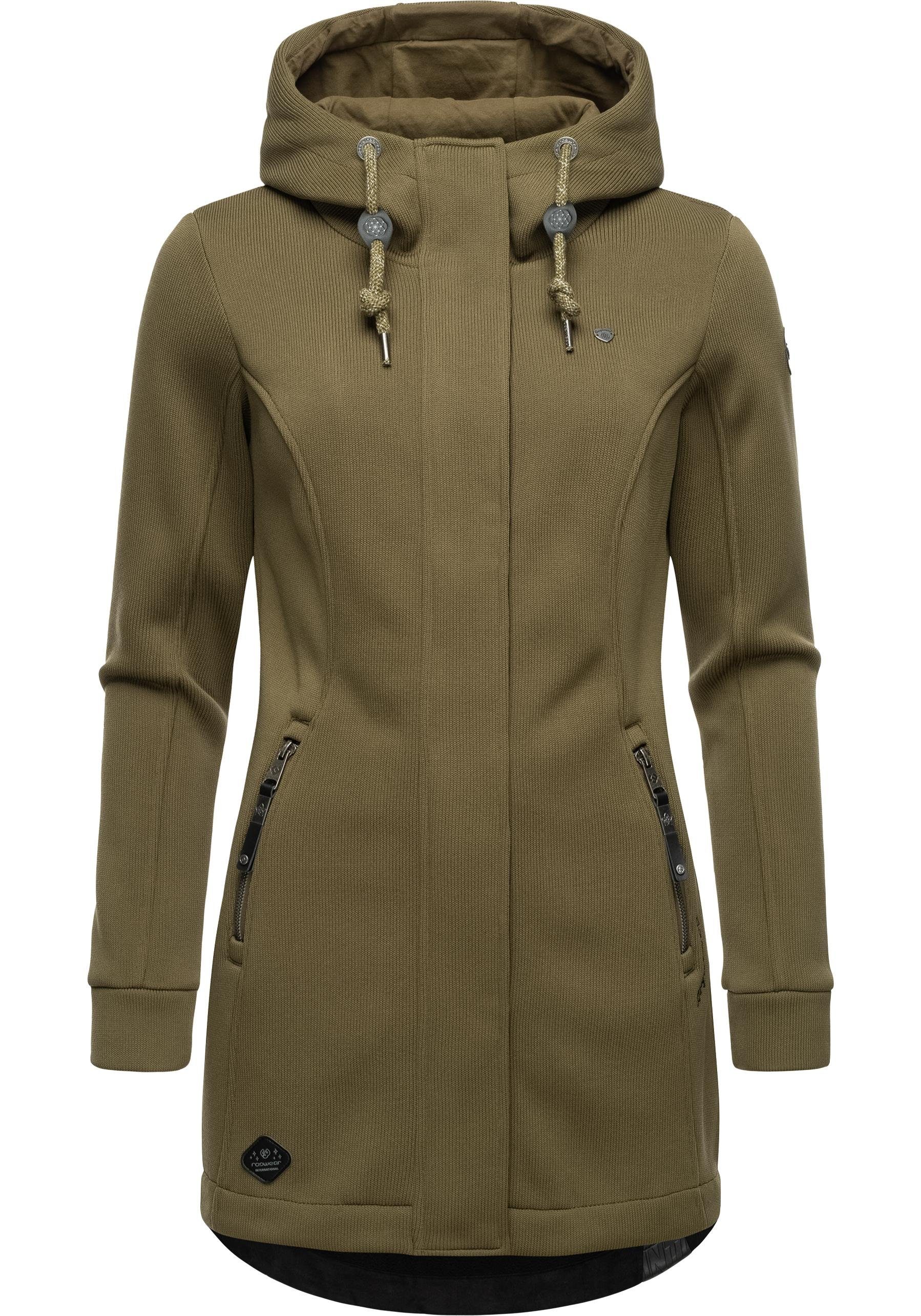 Ragwear Kapuzensweatjacke Letti Bonded Sportliche Kapuzenjacke günstig online kaufen