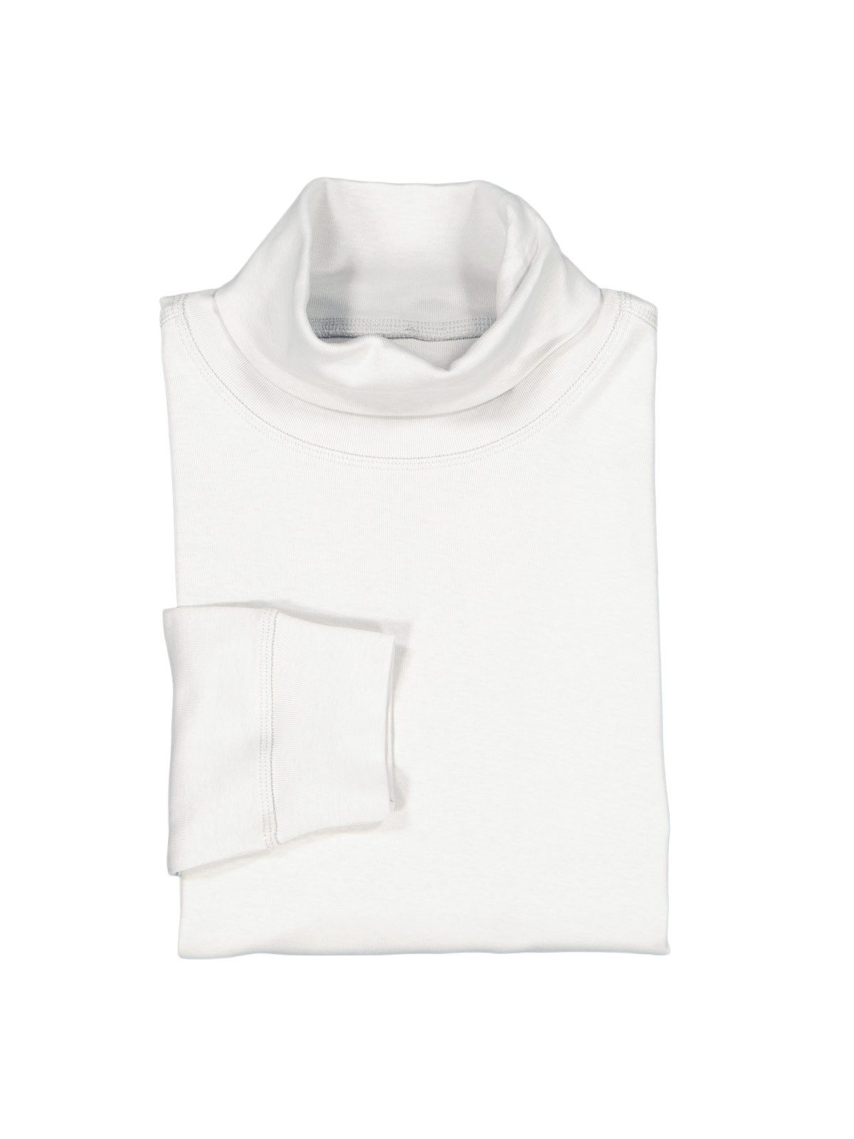 Engbers Langarmshirt Herren Langarmshirt "My Favorite" Rollkragen, Hellgrau