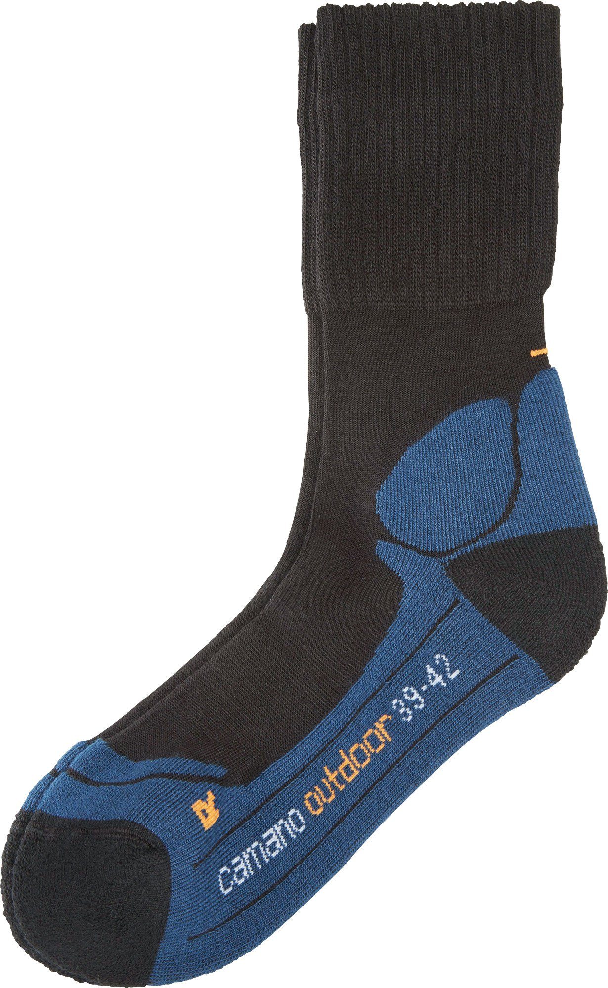 Camano Socken Unisex-Outdoor-Socken 1 Paar Uni blau