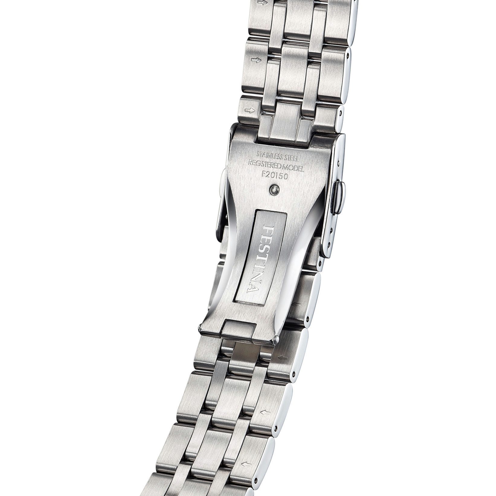 Festina Automatikuhr Chronograph F20158-1 Swiss Made 43,5 mm Edelstahlband Saphirglas