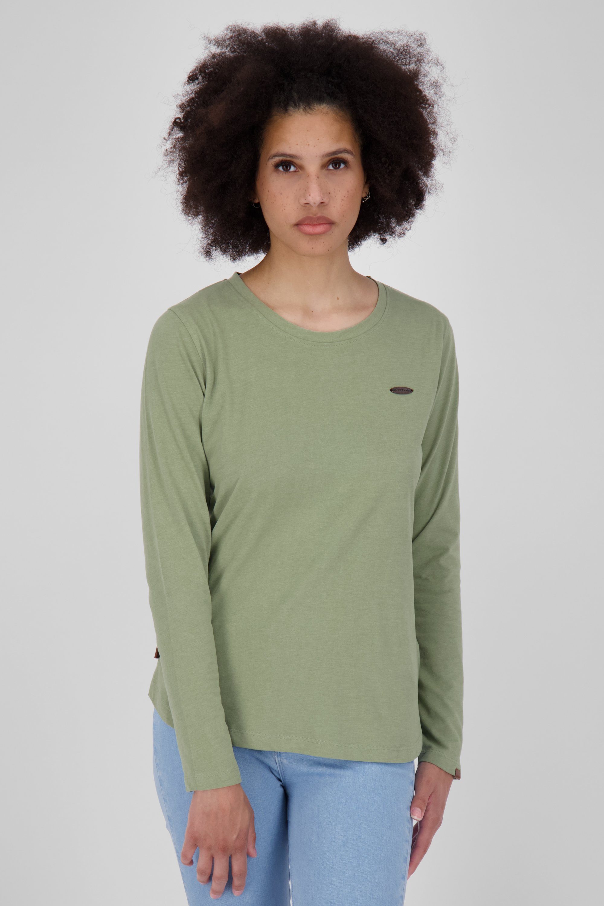 Alife & Kickin Langarmshirt "Damen LeaAK A" günstig online kaufen