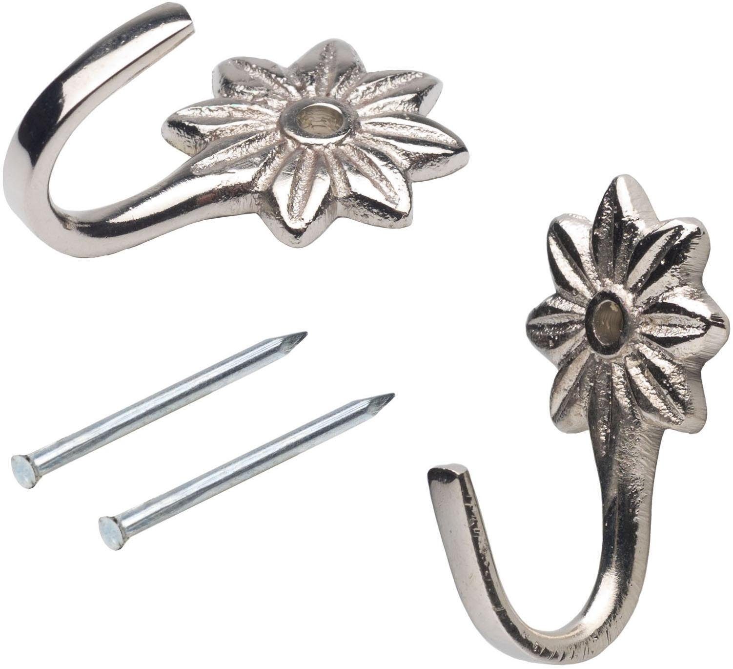 Liedeco Raffhaken Sternchen, Gardinen, (Set, 2-tlg), für Seitenschals, Gard günstig online kaufen