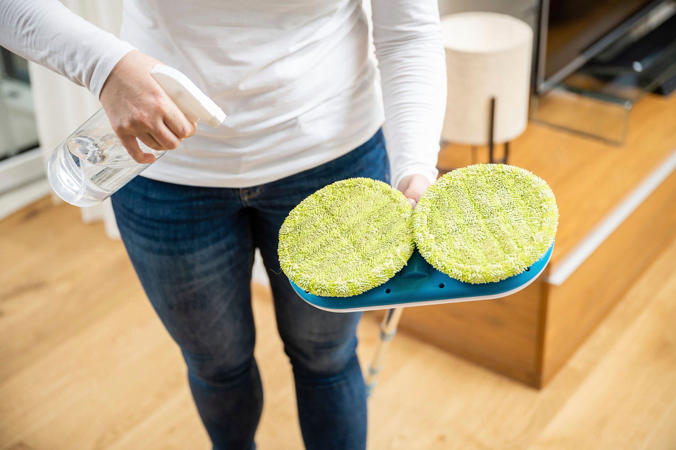 MediaShop Akku-Wischmopp Hurricane Flaoting Mop, beutellos