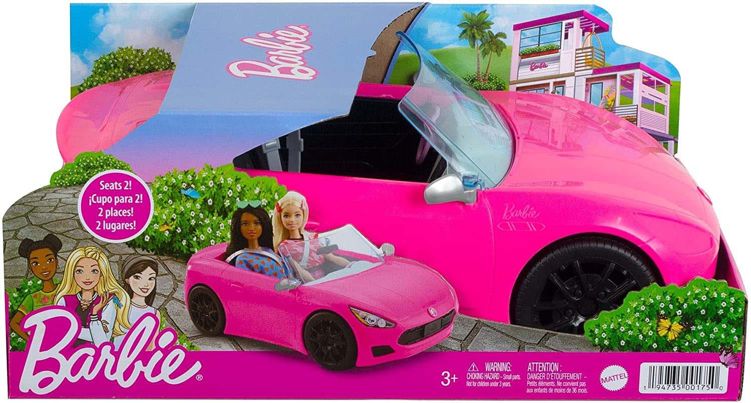 Mattel® Spielzeug-Auto Barbie HBT92 - Glam Cabrio in Pink - Auto für Barbie günstig online kaufen