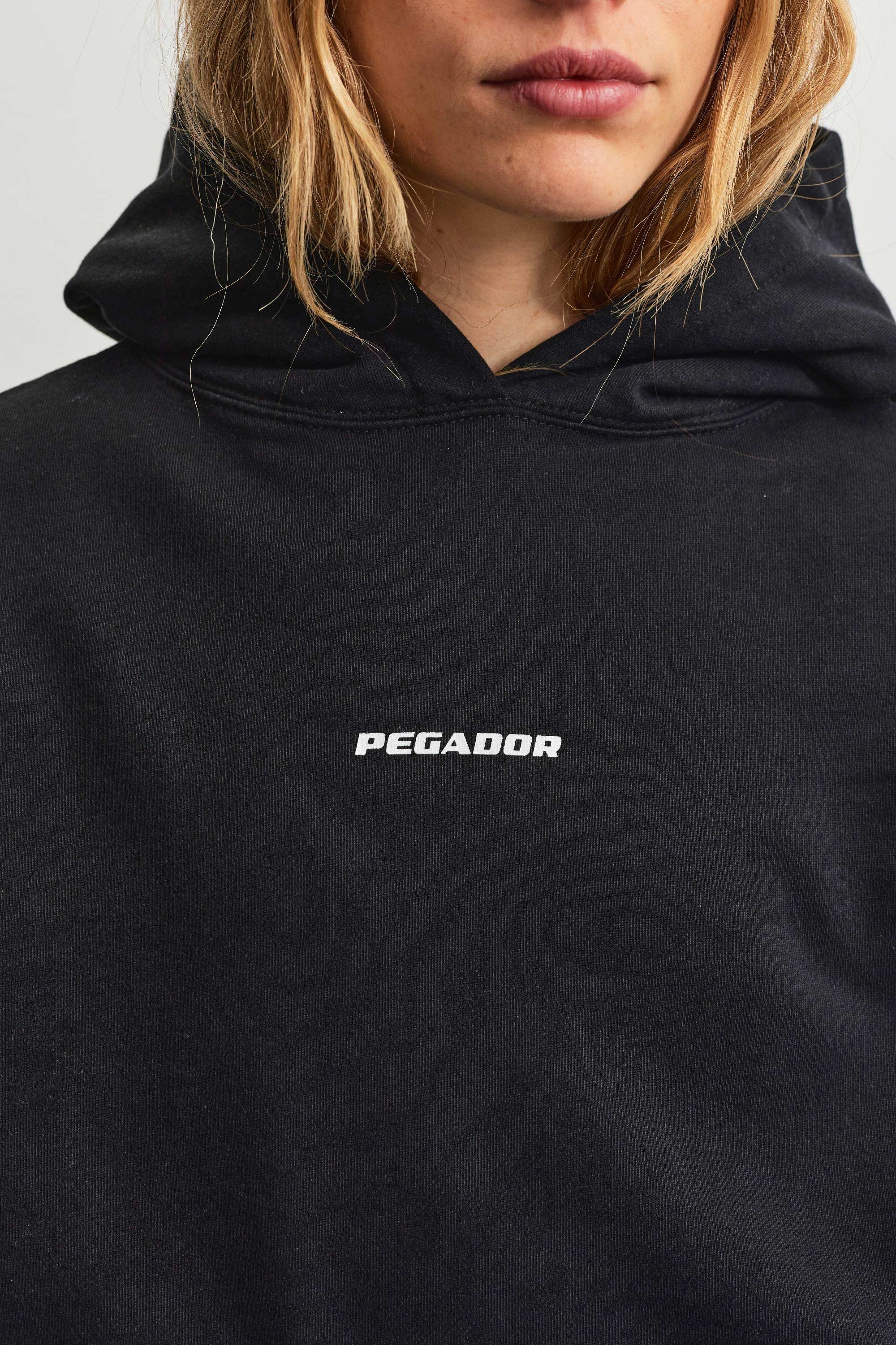 PEGADOR Kapuzensweatshirt ATNA LOGO OVERSIZED HOODIE Baumwollmischung, oversize – Bild 4 von 5