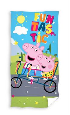 Kinderbettwäsche Peppa Pig Wutz - Bettwäsche-Set, 135x200 und Handtuch, 70x140, Peppa Pig, Baumwolle, 100% Baumwolle