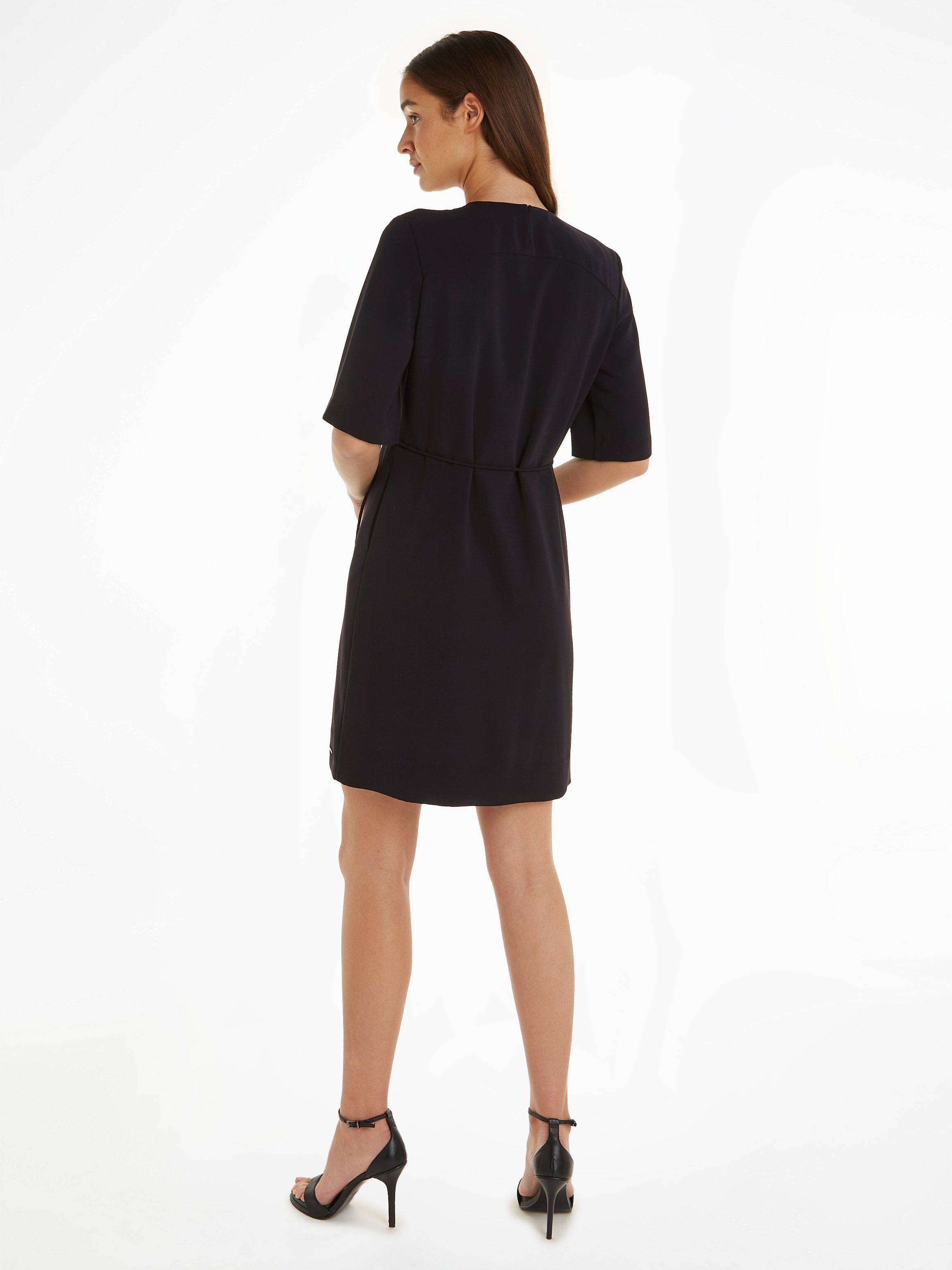 Calvin Klein Midikleid STRUCTURE TWLL SHIFT DRESS MINI