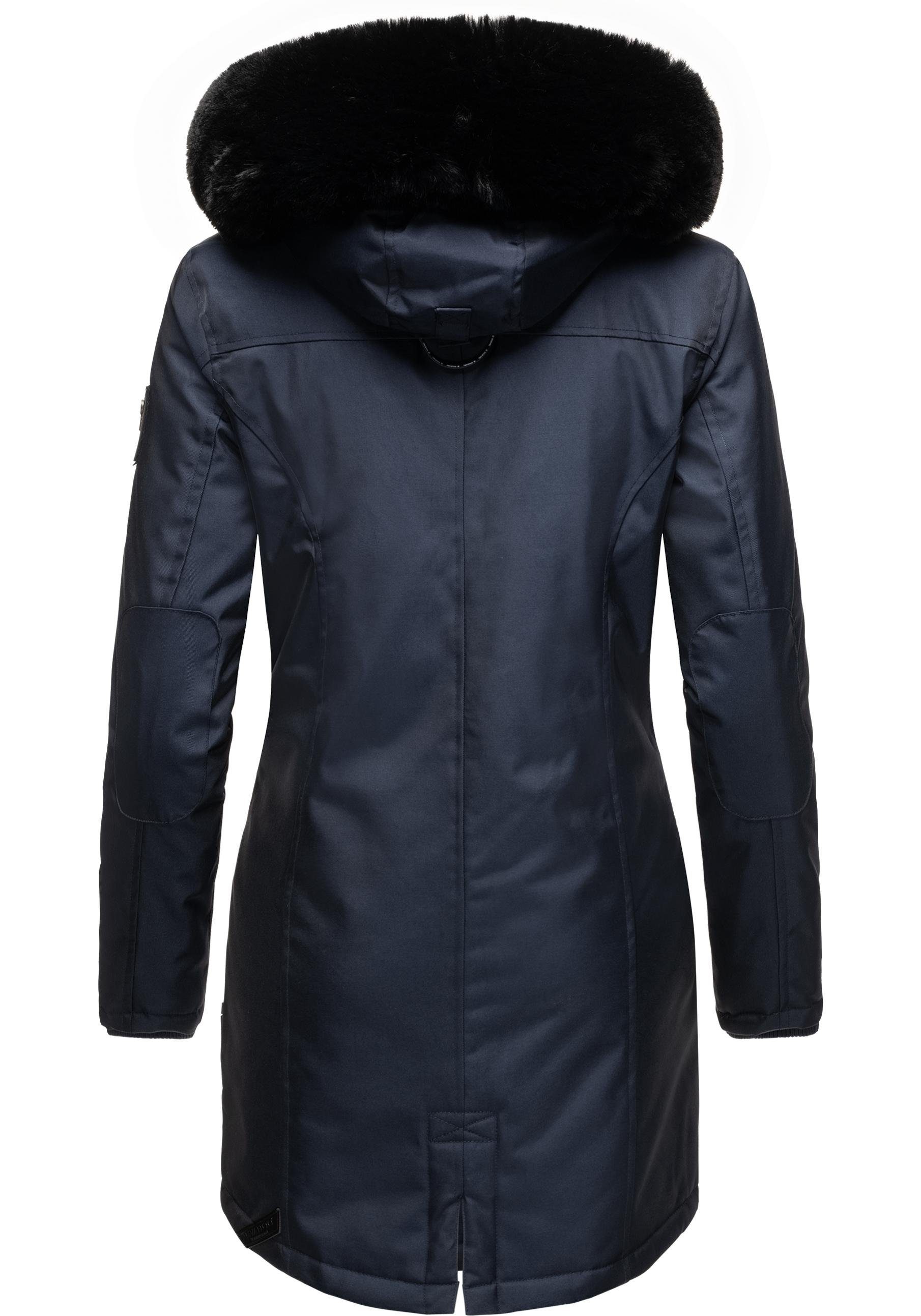 Navahoo Wintermantel Tiniis Parka mit abnehmbarer Kapuze und extra Einkaufstasche