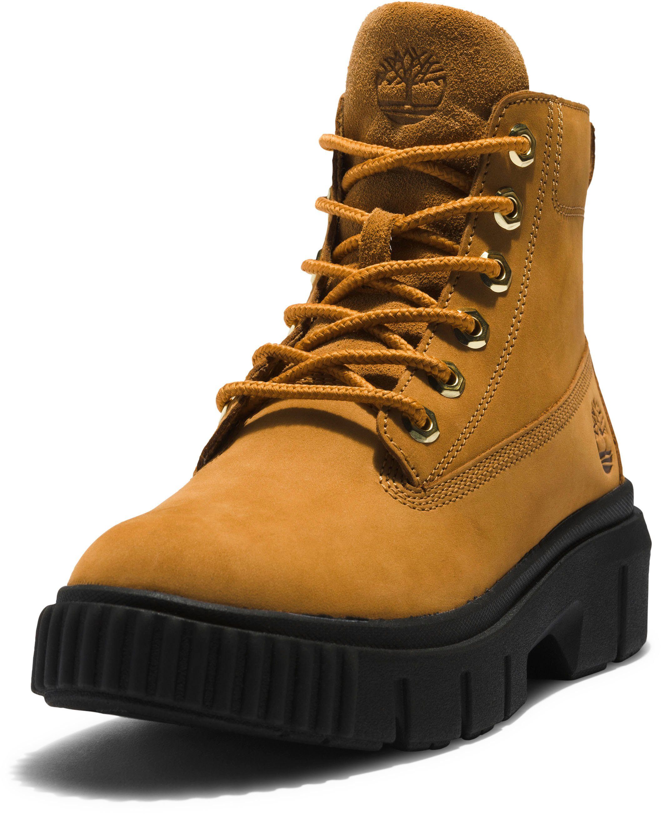 Timberland Greyfield Leather Schnürboots Boot wheat