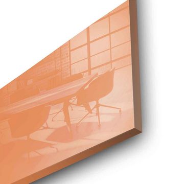 DOTCOMCANVAS® Acrylglasbild Tropical 01 - Acrylglas, Acrylglasbild Tropical 01 orange weiß Wandbild Kunstdruck