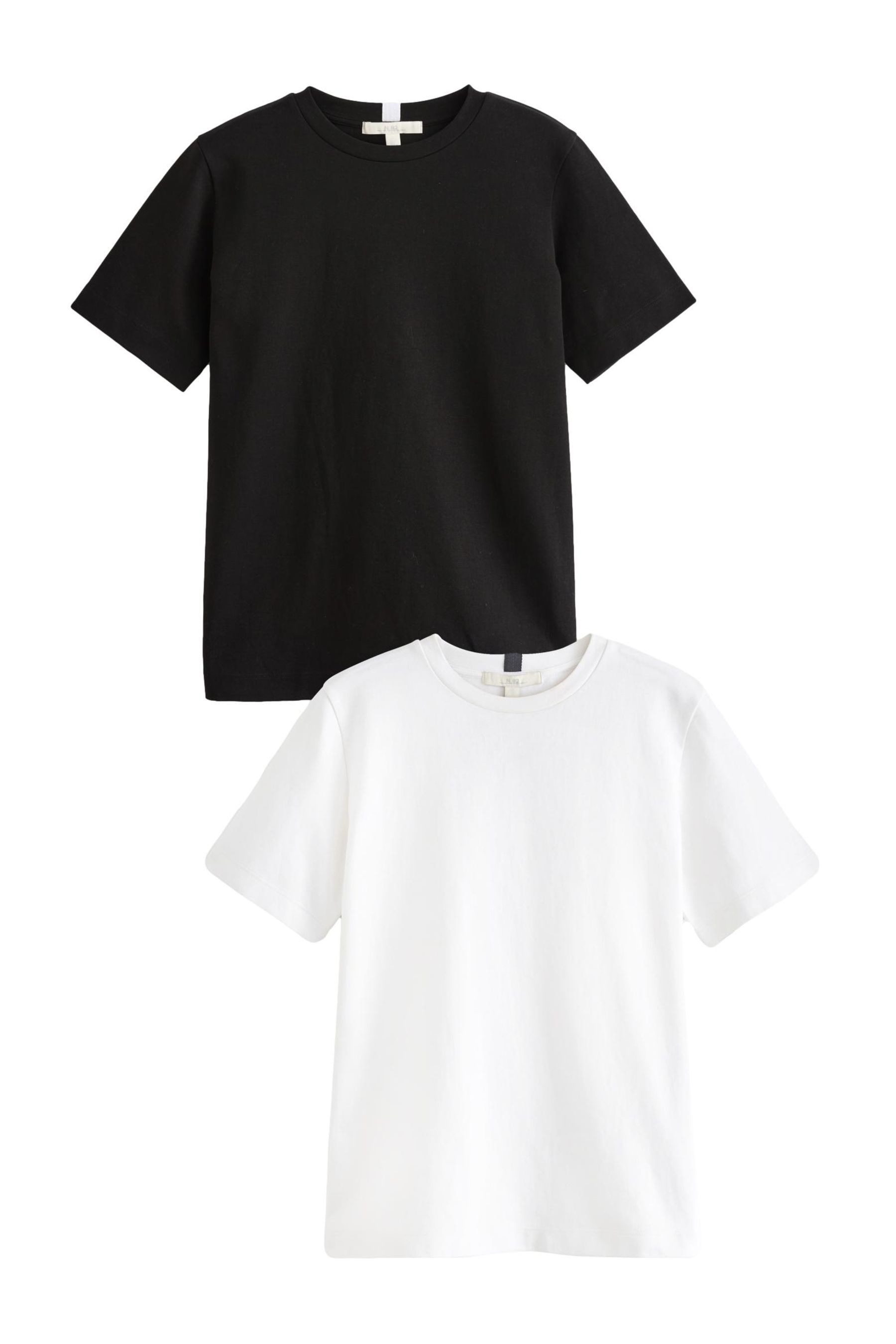 T-Shirt T-Shirts in schwerer Qualität, 2er-Pack