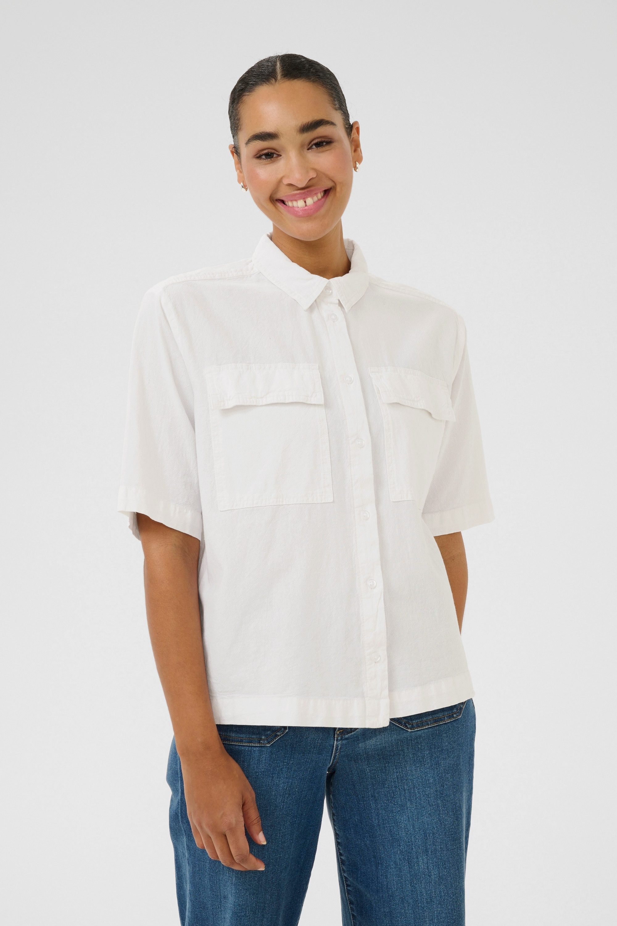 KAFFE Kurzarmhemd Kurzarmhemd KAnaya