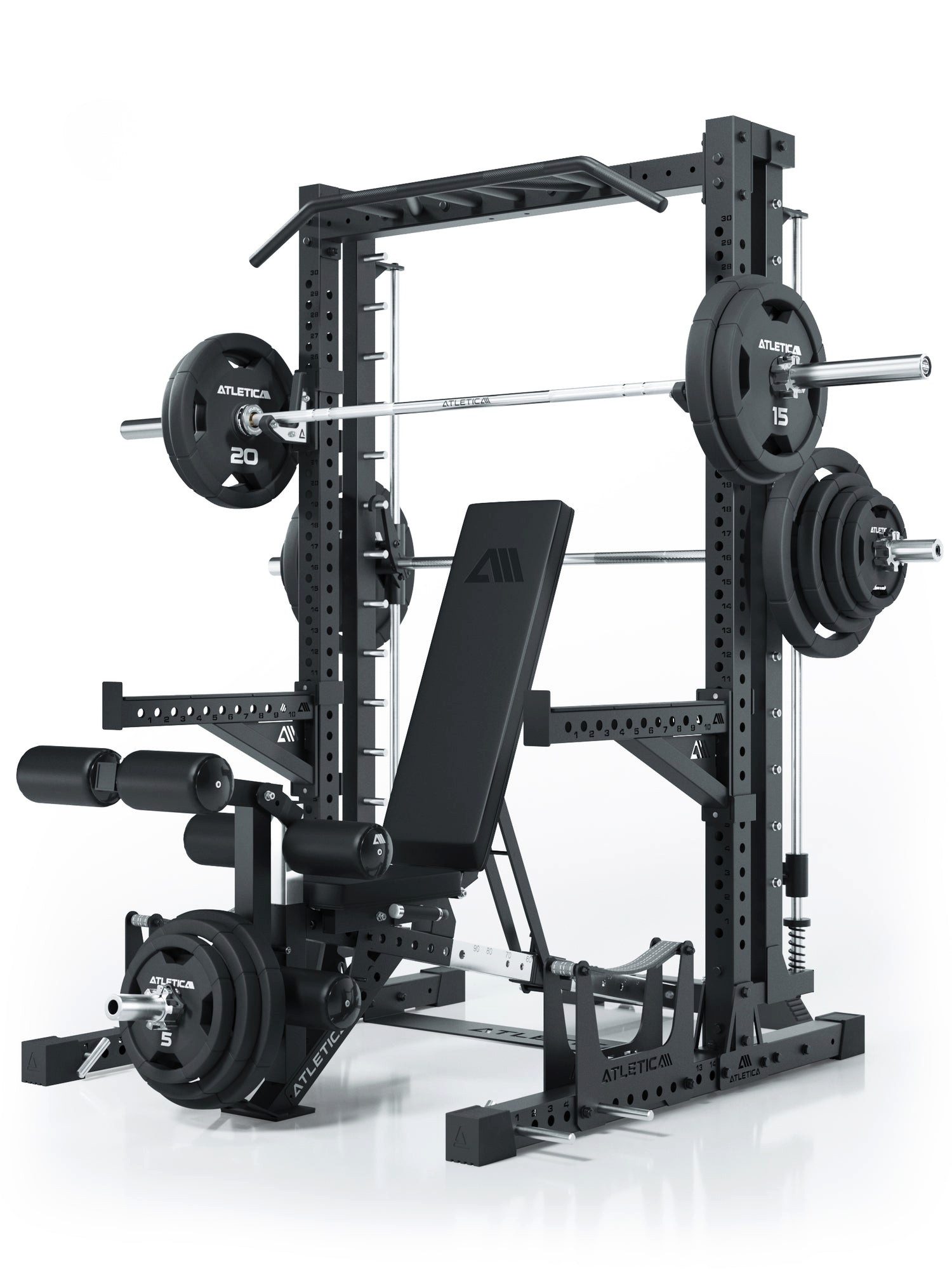 ATLETICA Power Rack R7 Saber, Squat Rack mit Multipresse