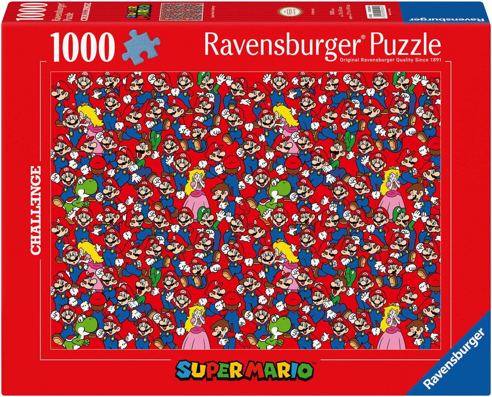 Ravensburger Puzzle Challenge, Super Mario, 1000 Puzzleteile, Made in Germa günstig online kaufen