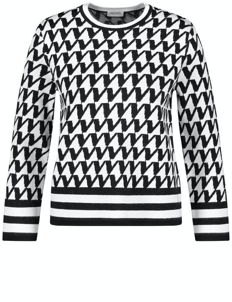 GERRY WEBER Wollpullover Gerry Weber / Da.Strick / PULLOVER 3/4 ARM