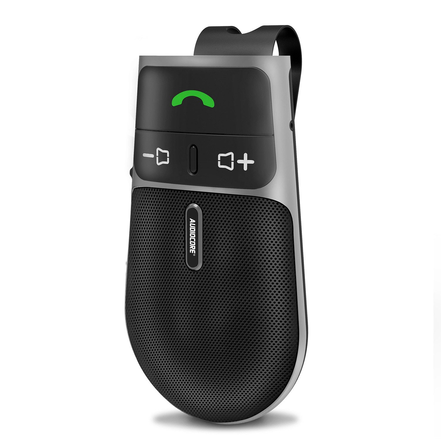 Audiocore AC480 Bluetooth 5.0-Freisprecheinrichtung für das Auto Auto-Lautsprecher (A2DP, 2-W-Lautsprecher, Google, Siri)