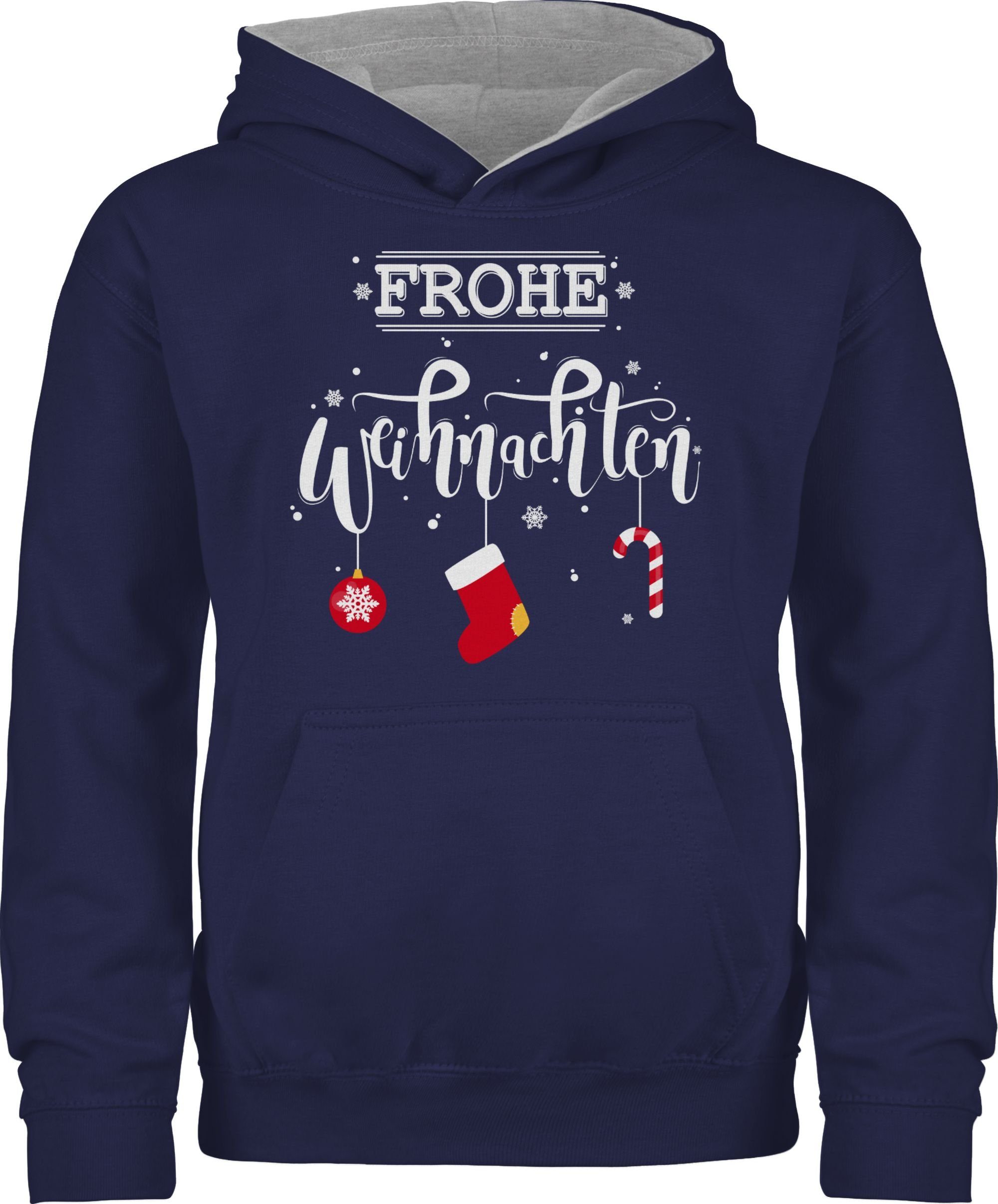 Shirtracer Hoodie Frohe Weihnachten I Weihnachtsmotiv Weihnachten