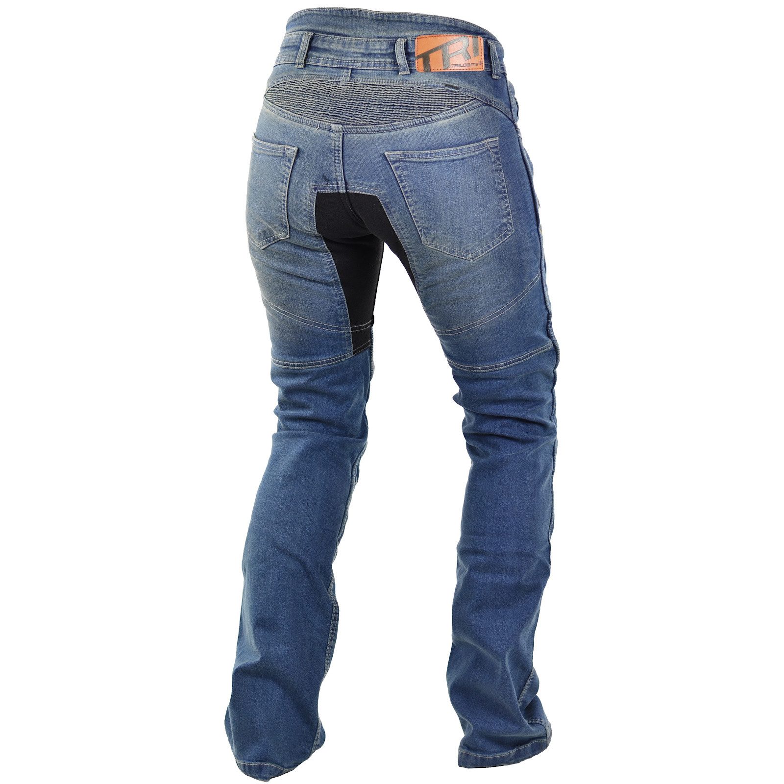Trilobite Motorradhose Trilobite Parado Motorrad-Jeans Doublelayer Damen Blau Regular 30/32 motorradjeans für damen
