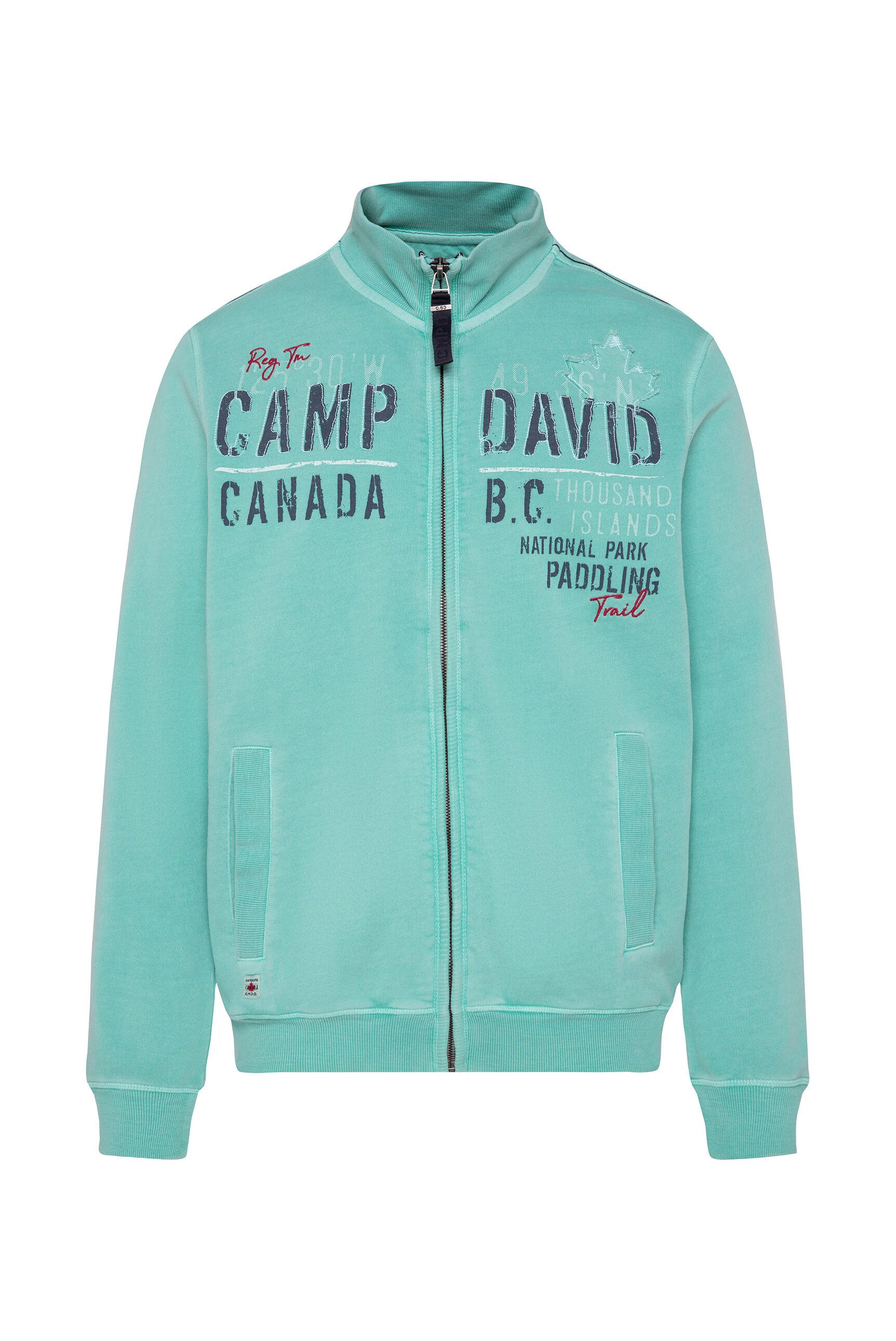 CAMP DAVID Sweatjacke, mit Stehkragen günstig online kaufen