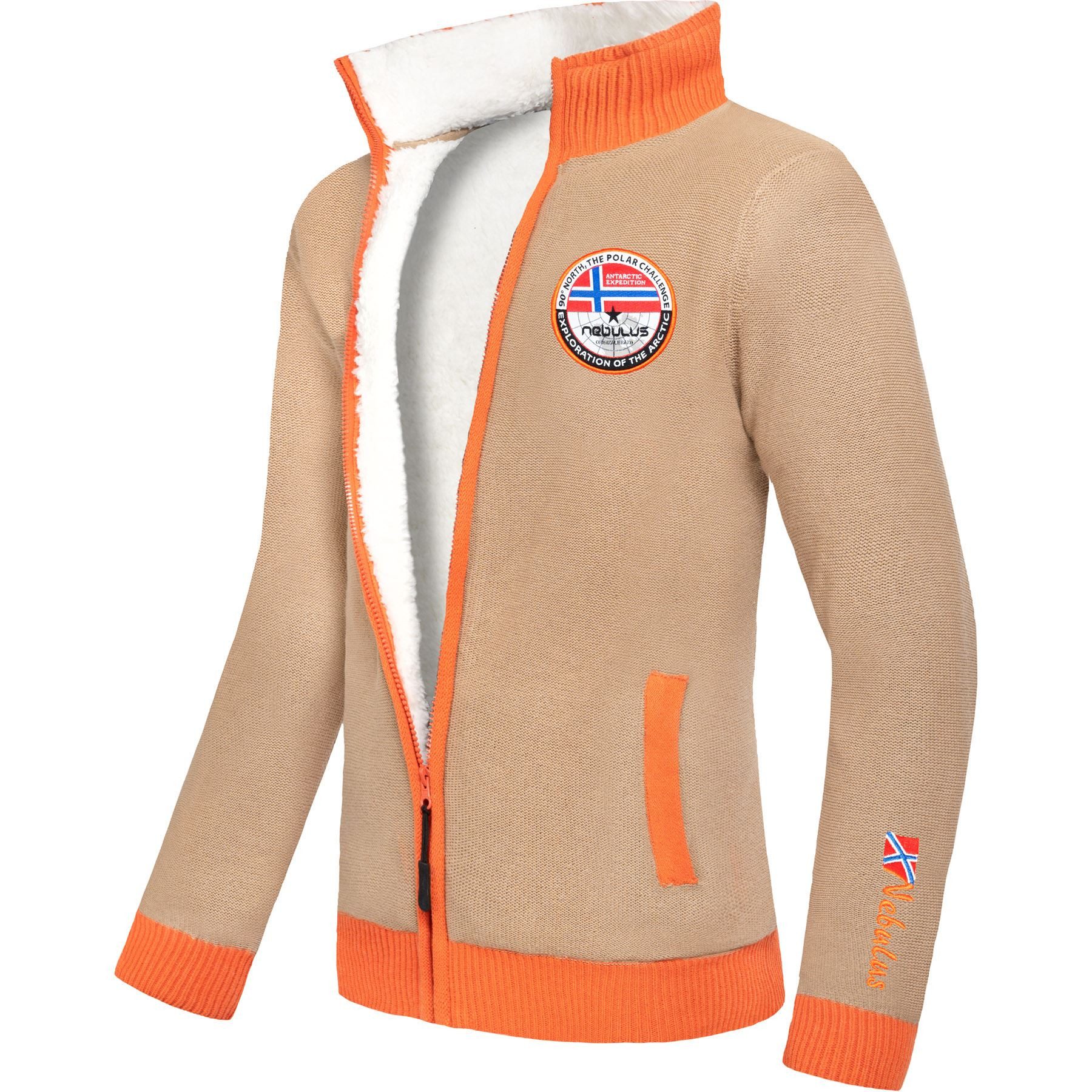 Nebulus Strickjacke STORY, P5580 - Herren, beige, XXL