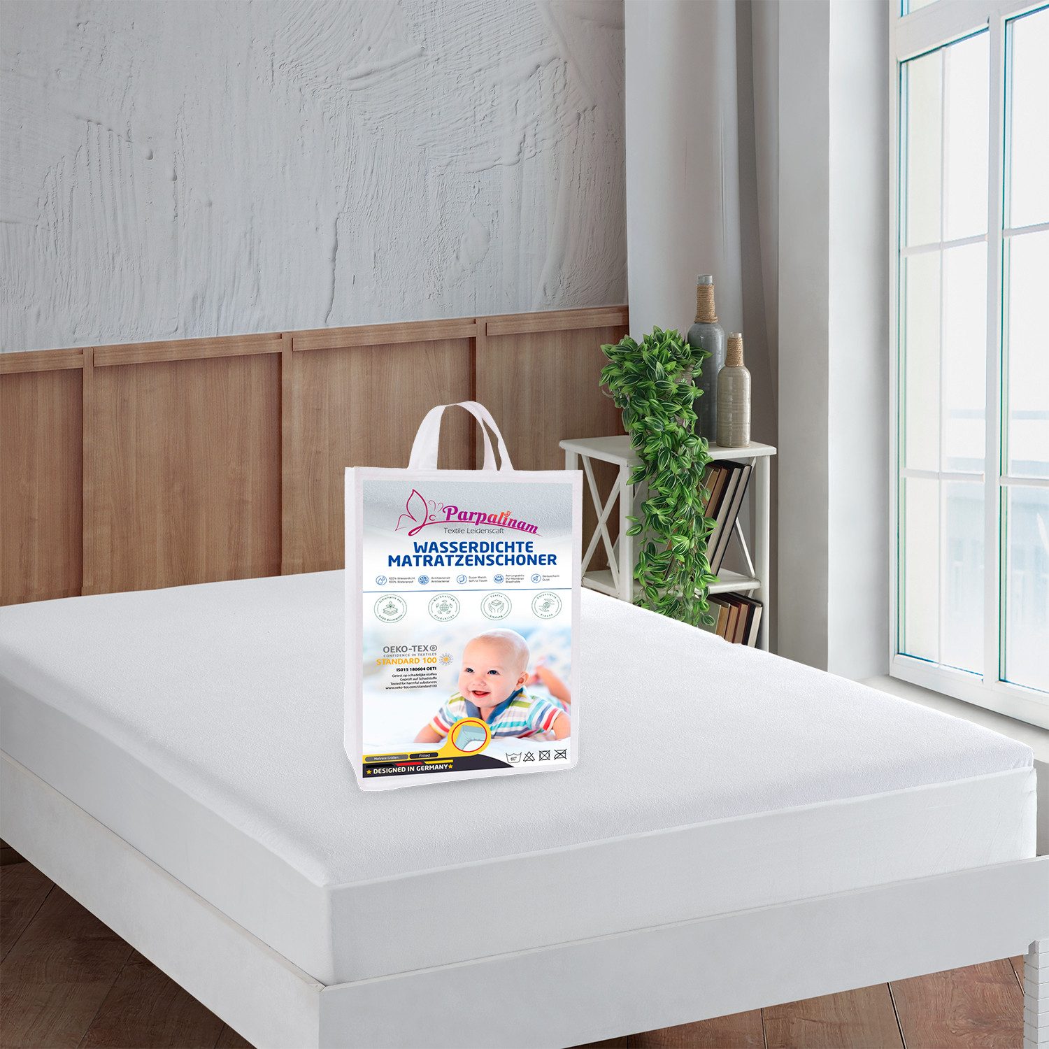 Matratzenschoner Wasserdicht 100% Baumwolle Inkontinenz Matratzenauflage Co günstig online kaufen