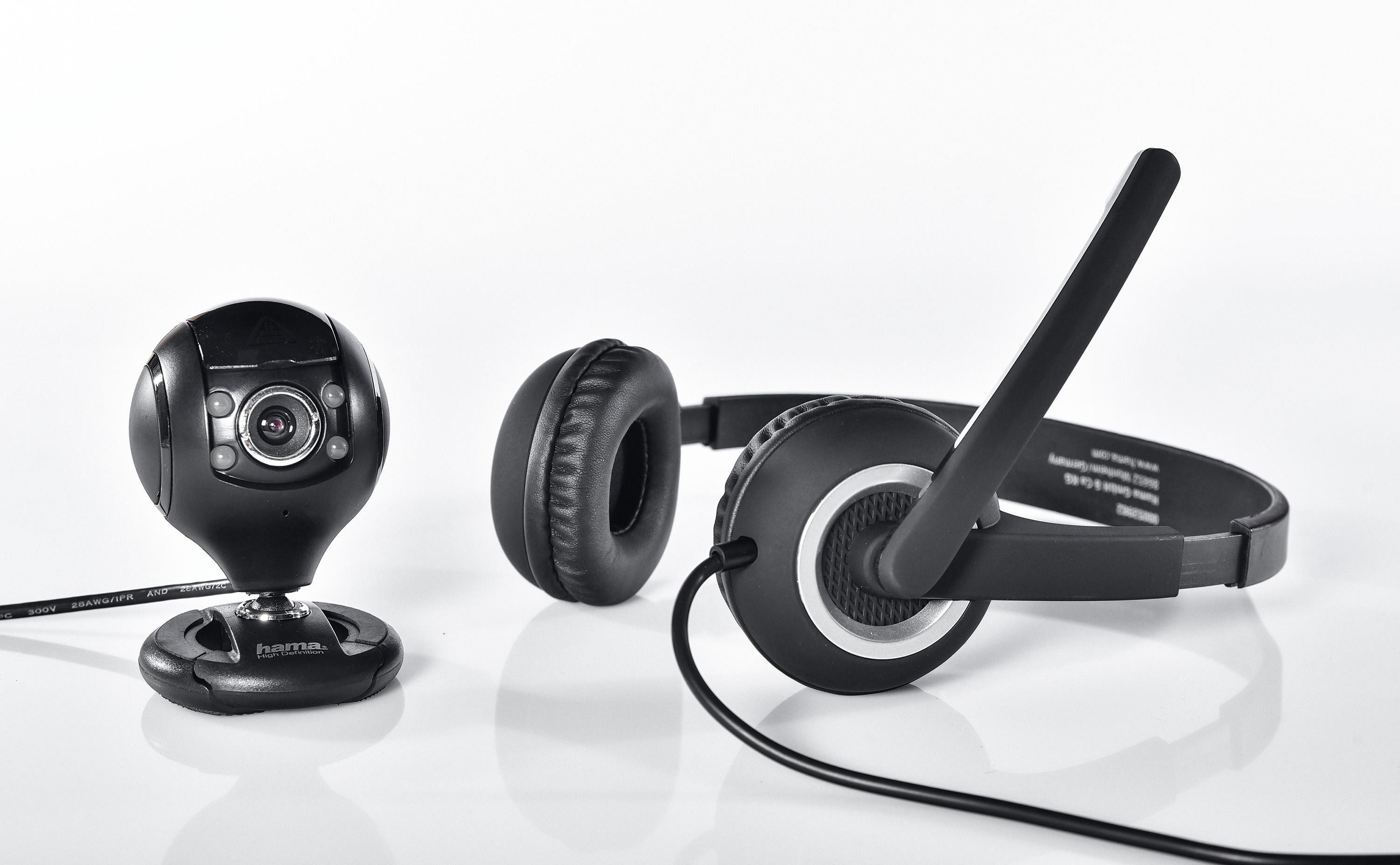 Hama Headset & Webcam Set – Perfekt für Büro, Home-Office & Videoanrufe PC-Headset