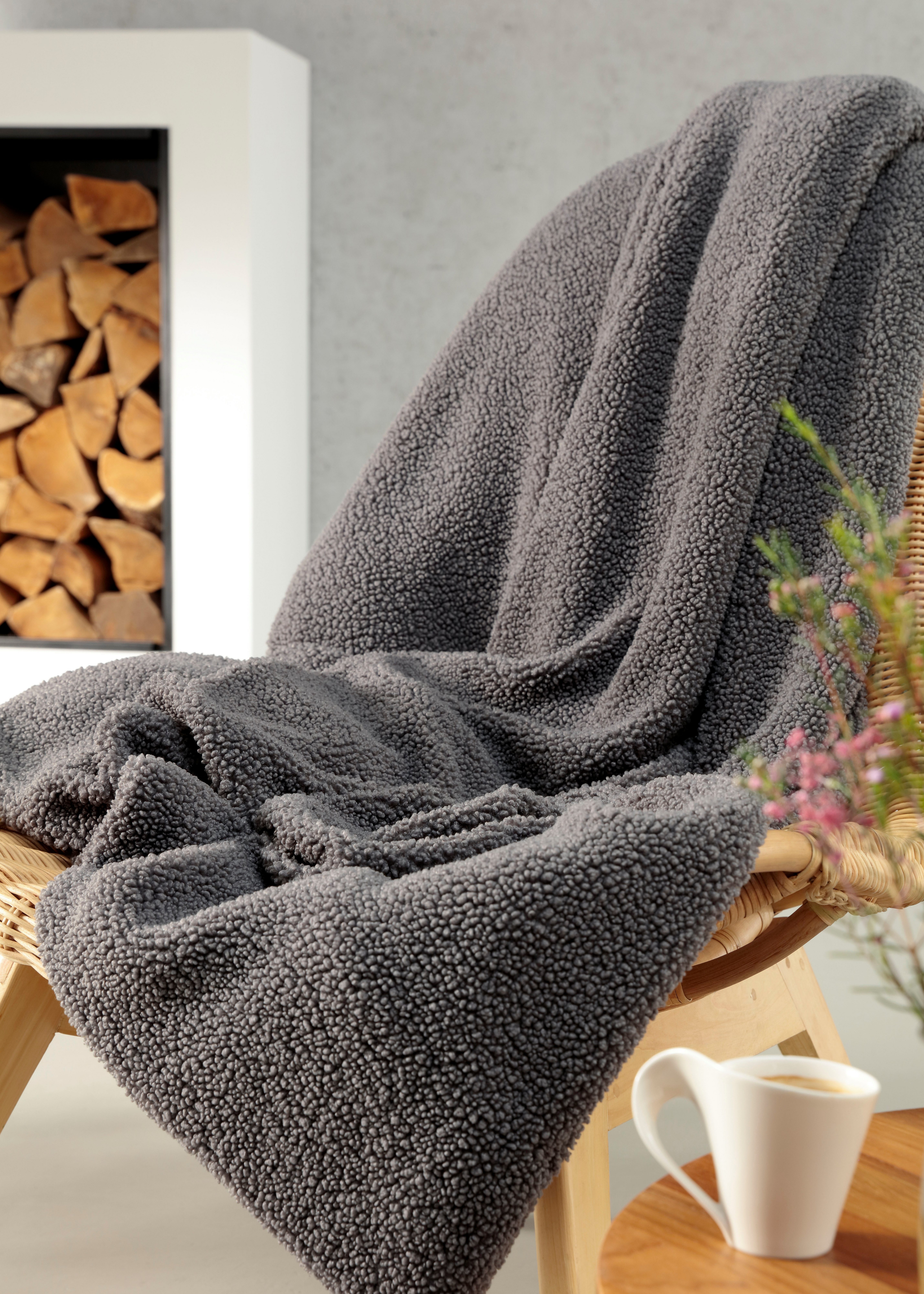 Wohndecke Wohn- und Kuscheldecke, Biederlack, Teddyplüsch günstig online kaufen