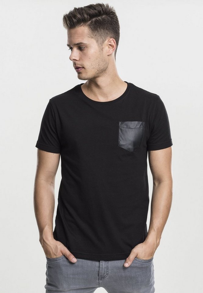 URBAN CLASSICS T-Shirt T-Shirt 3-Tone Pocket Tee (1-tlg), Contrast chest  pocket