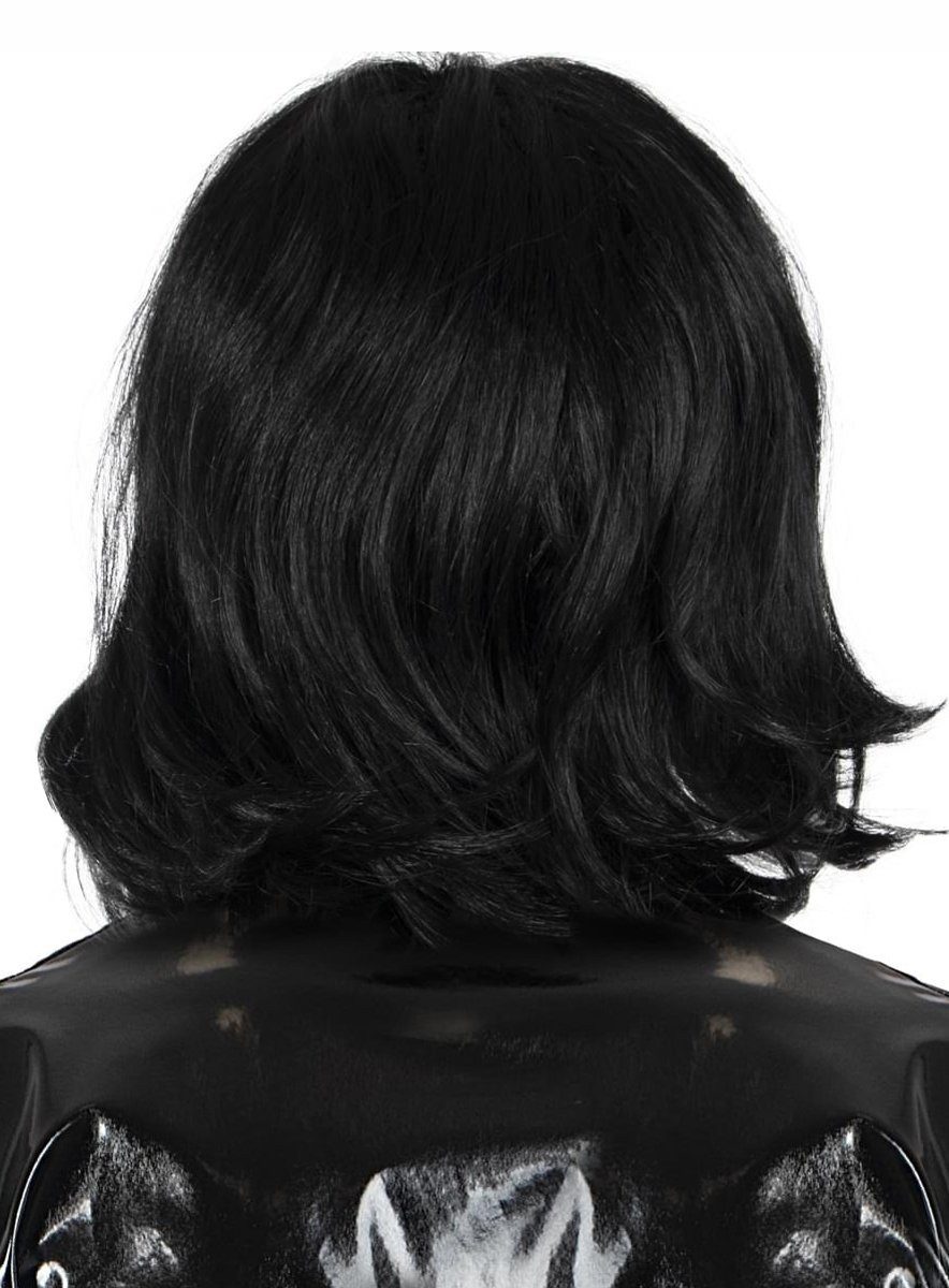 Funidelia Kostüm-Perücke Michael Jackson Kostüm Perücke & Brille - Fasching, Michaels Hairstyle der Nullerjahre