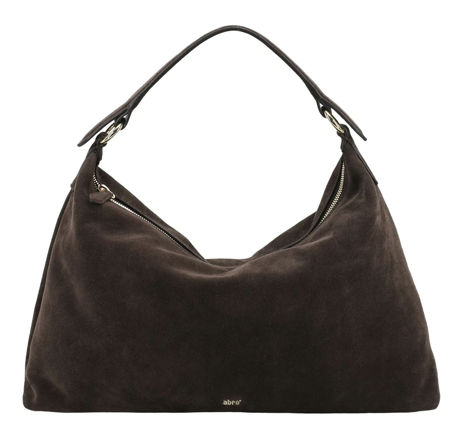 Abro Schultertasche All In One Hobo Bag, aus echtem Rindsleder
