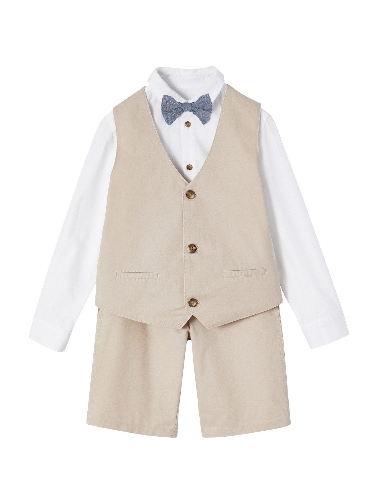 vertbaudet Hemd & Hose Festliches Jungen-Set 4-teilig