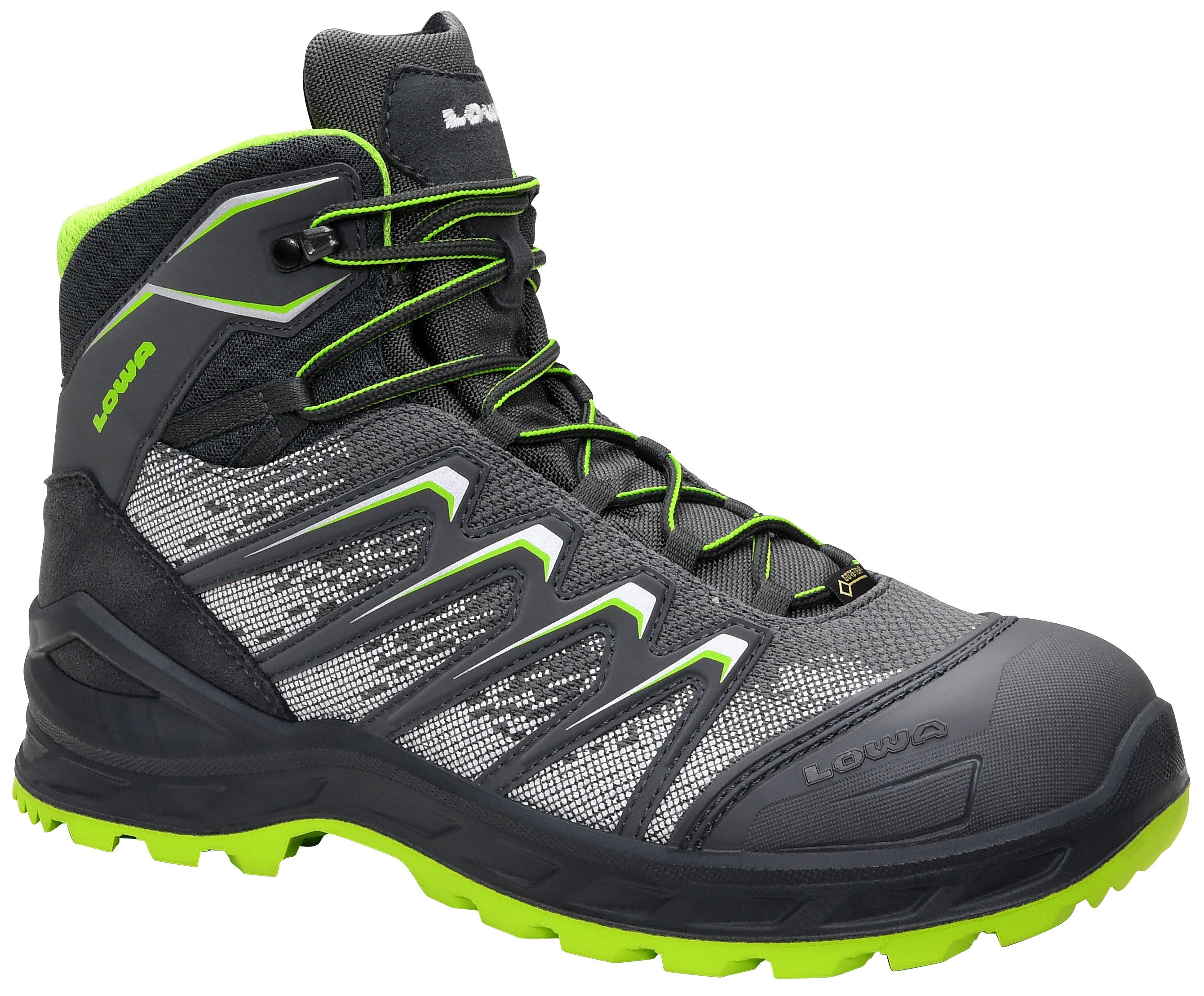 Lowa work LARROX Work GTX grey Mid S3 CI Sicherheitsstiefel (Schuhkarton, Paar)