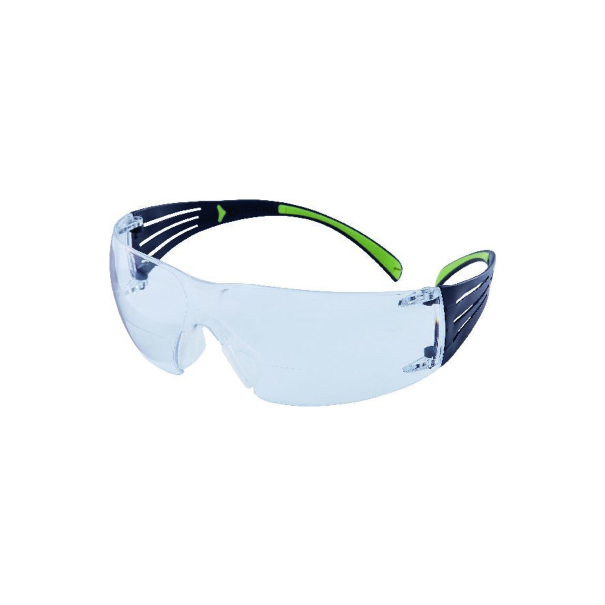 Brille 3M Schutzbrille Reader SecureFit-SF400 EN166 Bügel schw. grün,Scheiben