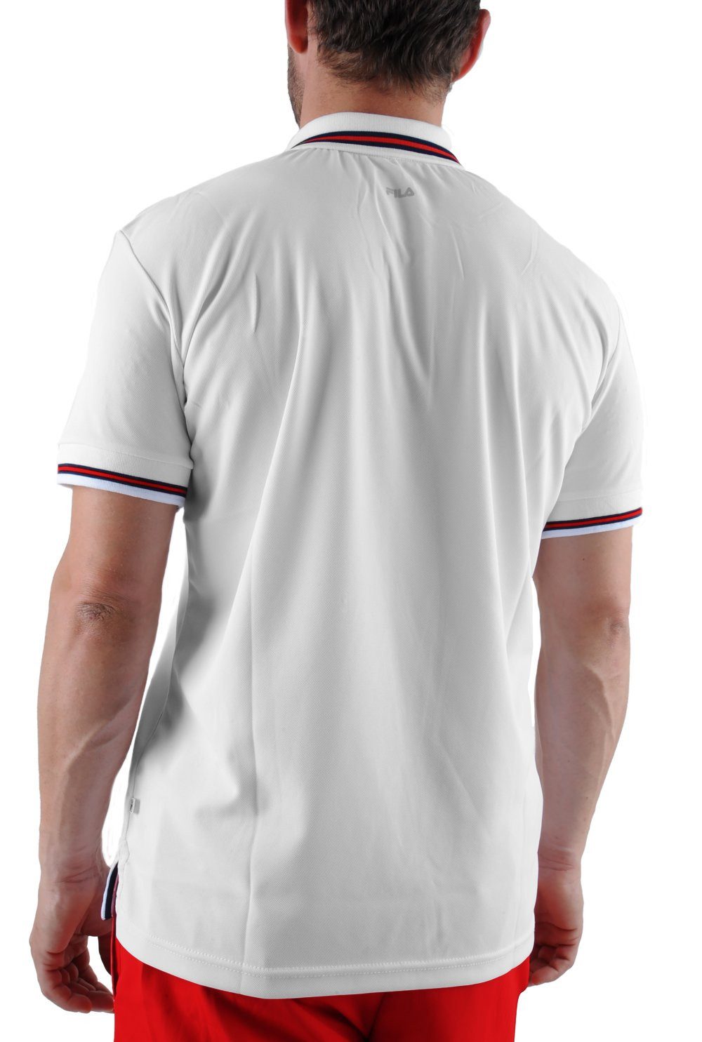 Fila Poloshirt Piro weiss/navy Herren günstig online kaufen