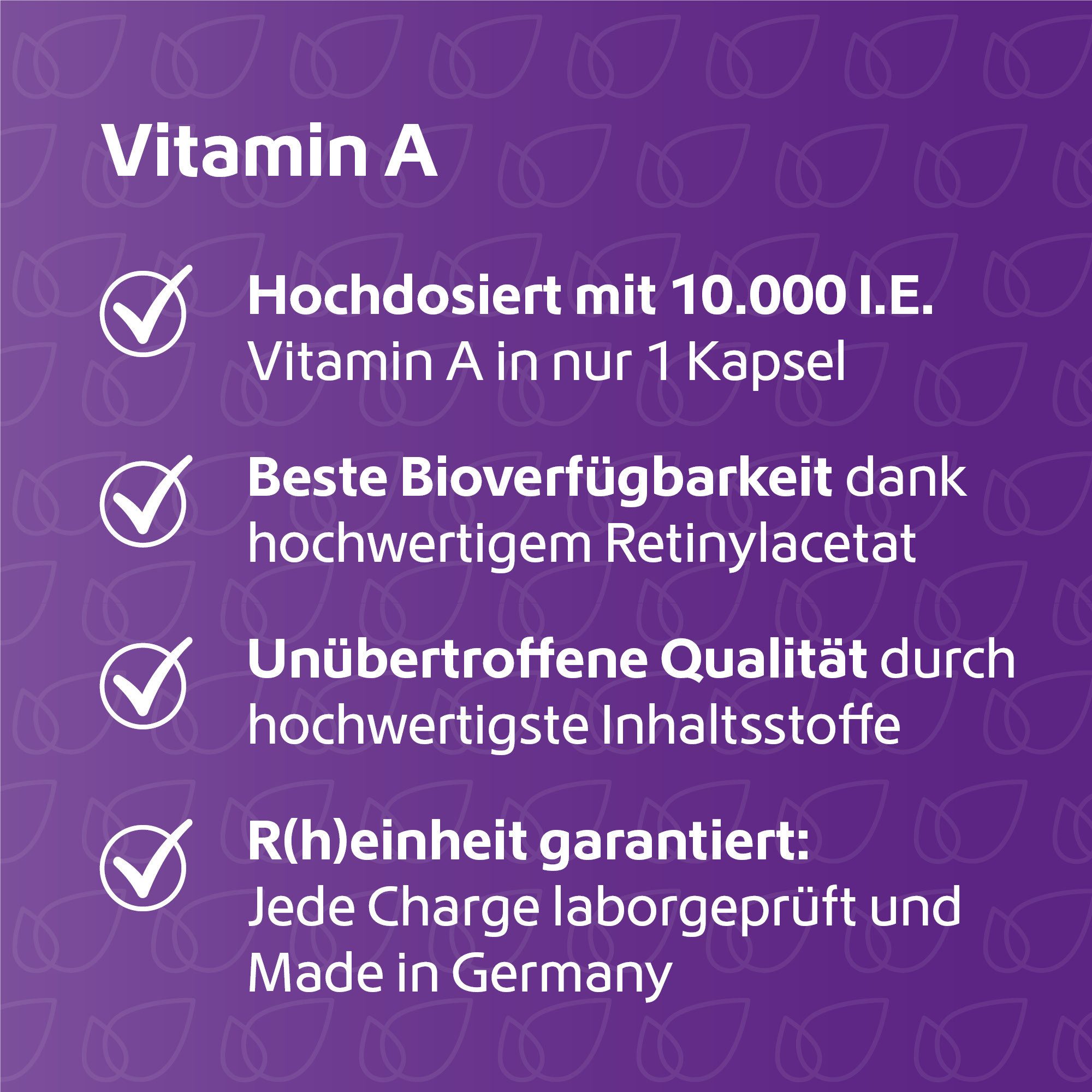 R(h)ein Nutrition Vitamin A 10.000 IE Kapseln, 120 St., 35.4 g