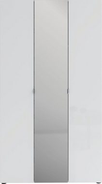 möbelando Schuhschrank SPAZIO (BxHxT: 110,2x200x18,6 cm) in weiß mit 3 Türen und 24 Fächern