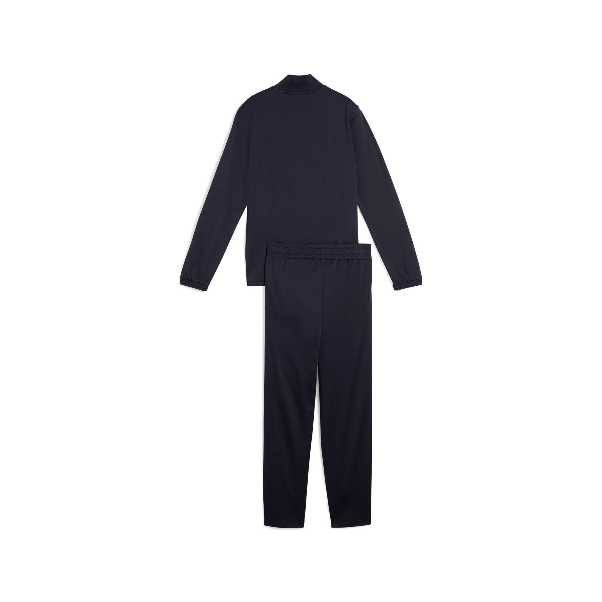 PUMA Trainingsanzug POLY BASEBALL SUIT B (2-tlg), 2-teilig, Jacke mit Stehkragen, mit Logo-Gummiprints