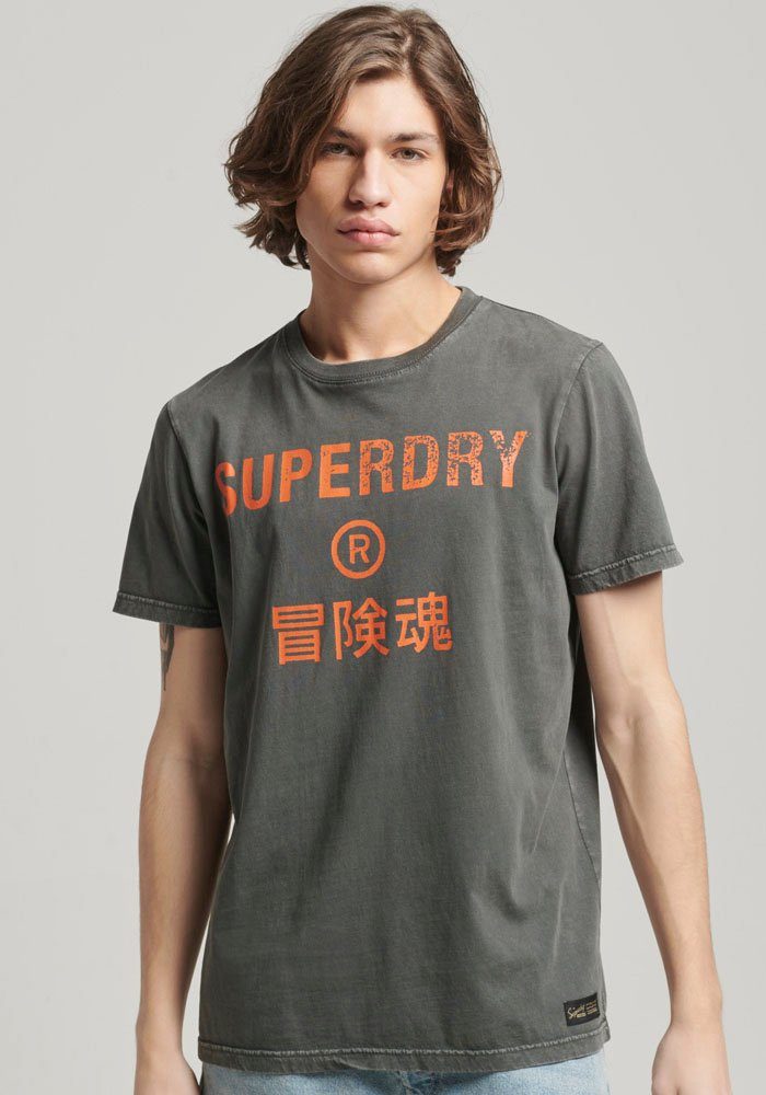 LOGO CORP TEE Superdry T-Shirt SD-VINTAGE