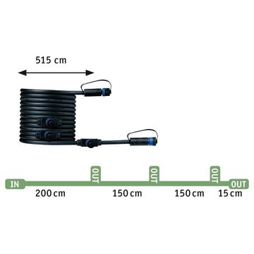 Paulmann LED Gartenstrahler LED Spot Plug & Shine 6W 310lm IP65 Warmweiß in Anthrazit, keine Angabe, Leuchtmittel enthalten: Ja, fest verbaut, LED, warmweiss, Außenstrahler