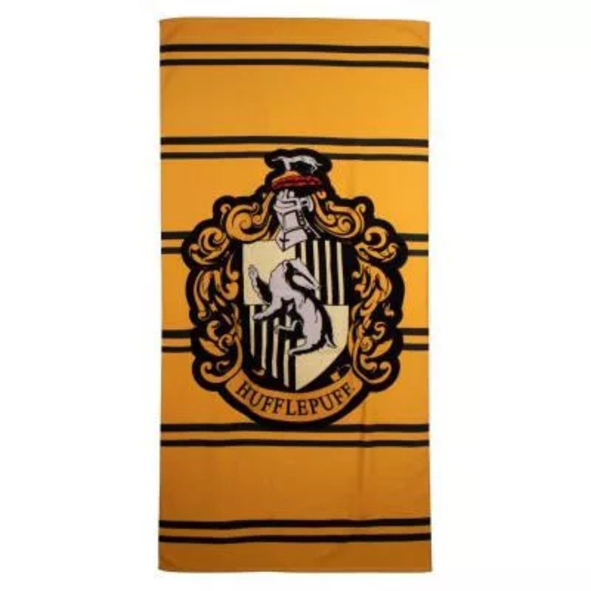 Harry Potter Badetücher Harry Potter HUFFLEPUFF Premium schnell trocknendes Strandtuch, Polyester (1-St)