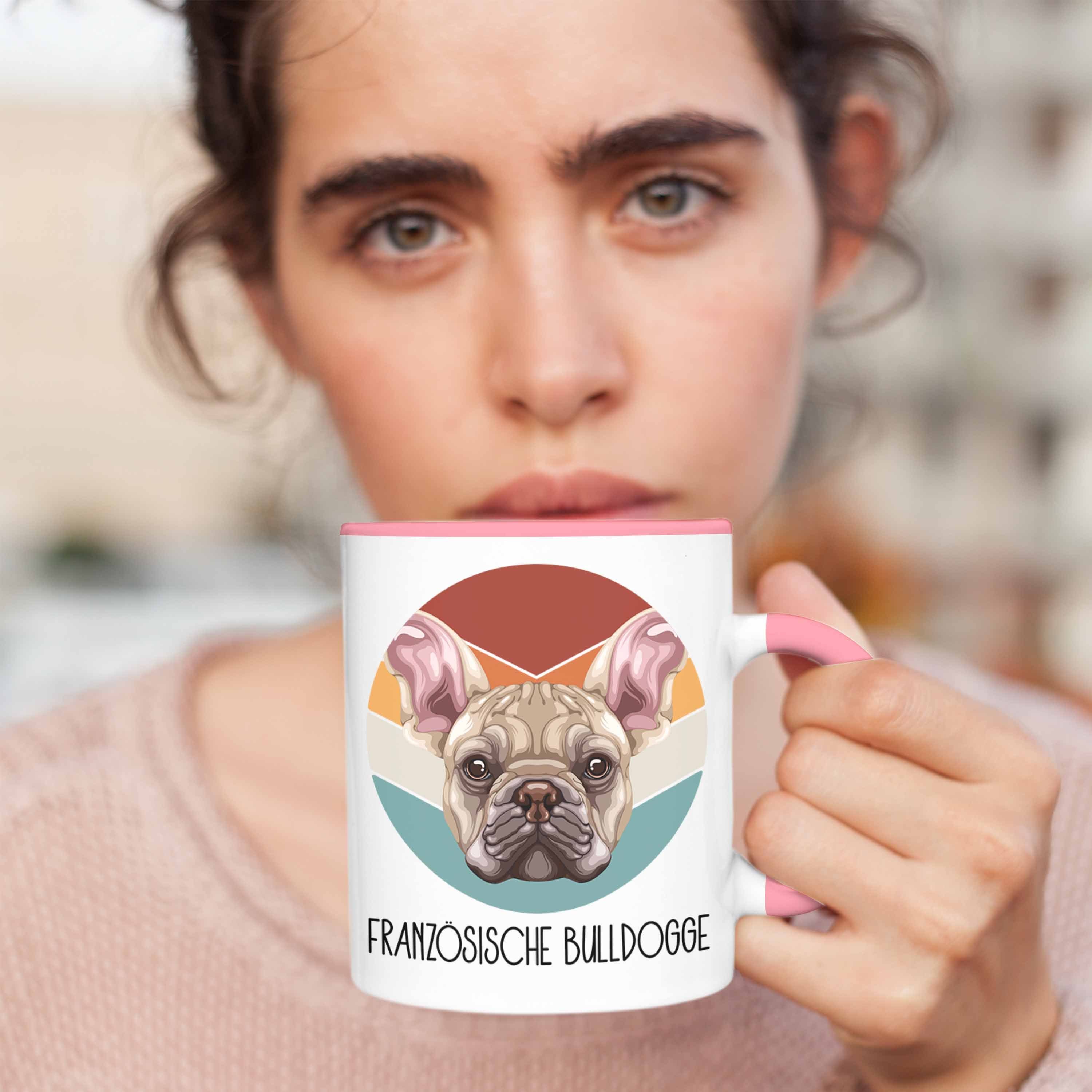 Rosa Französische Geschenk Spruch Bulldogge Lustiger Tasse Besitzer Trendation Tasse Geschen