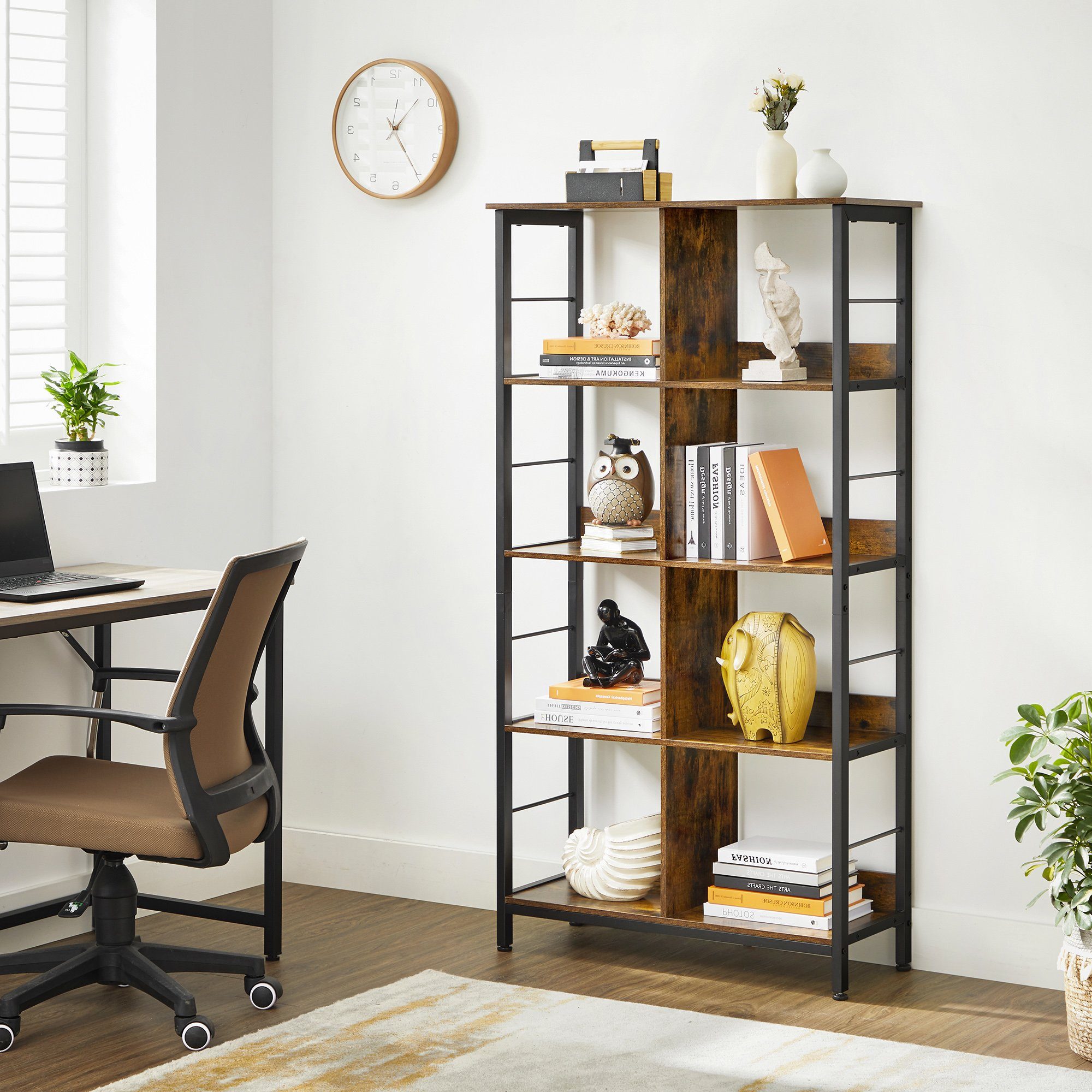 VASAGLE Bücherregal Standregal, mit 8 Fächern, günstig online kaufen