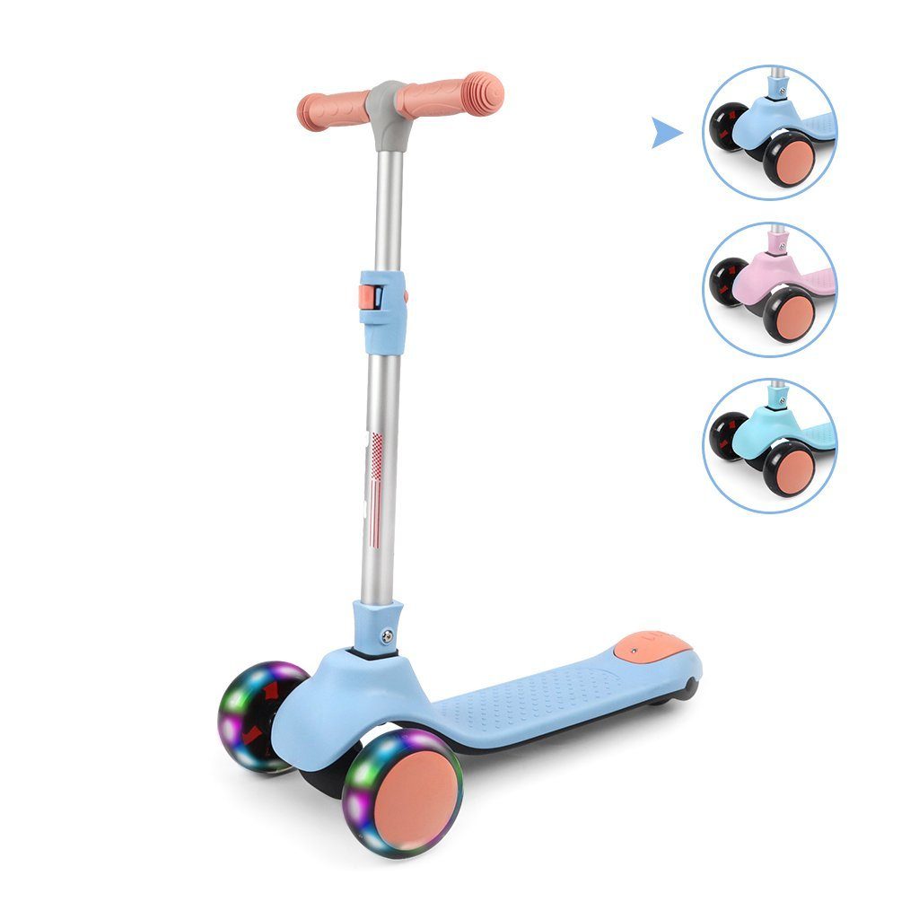 BremToy Scooter Kinderroller Tretroller Faltbarer Kickscooter 2-14 Jahren