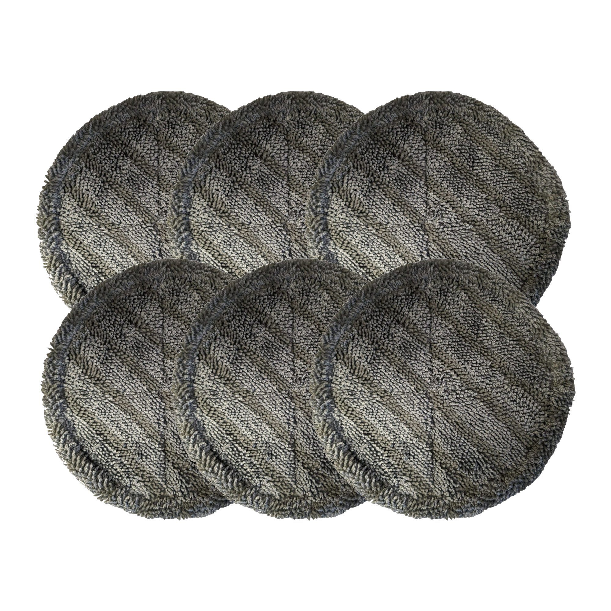 Maxorado 6 x Ersatzpad für Dyson Wischaufsatz für Dripl DrRobor Cleanify Equl Moppaufsatz (Mikrofaser, 6-tlg., Wiederverwendbar, waschbar)