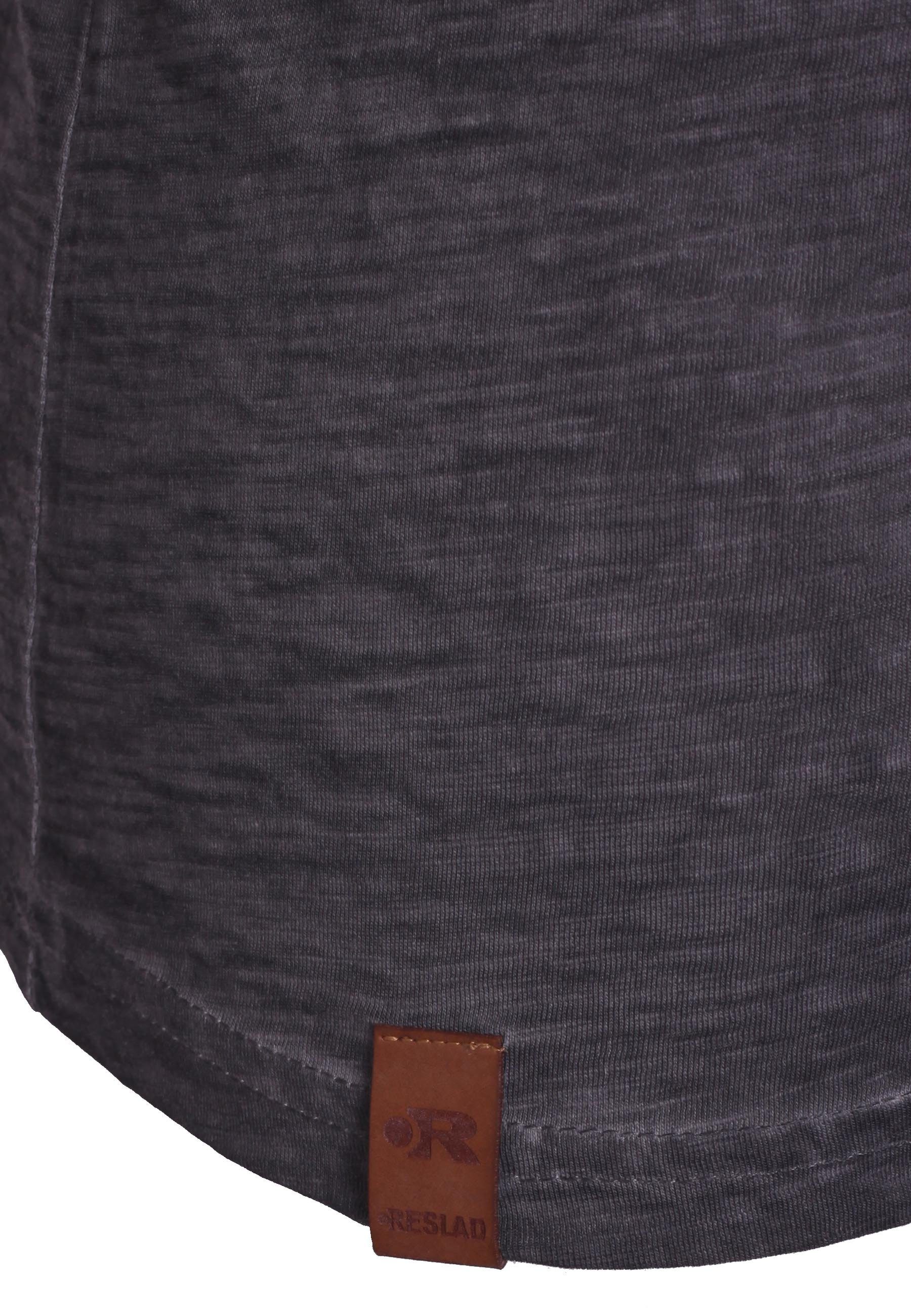 Reslad T-Shirt Reslad T-Shirt Herren Rundhals verwaschen Vintage Optik Shirt Männer (1-tlg) Rundhalsausschnitt Vintage Style Männer Shirt