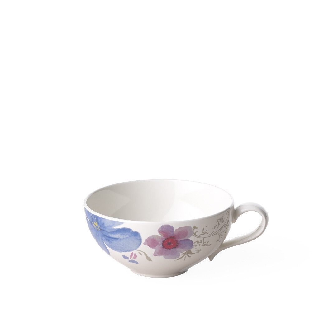 Villeroy & Boch Tasse Mariefleur Teetasse, 1-tlg., Porzellan, Premium Porcelain, mikrow.- & spülm.sicher, Made in Germany